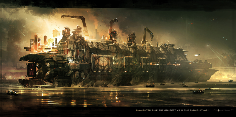 Illustration for article titled An Exclusive Look at the Stunning Concept Art Behind Cloud Atlas' Future Seoul